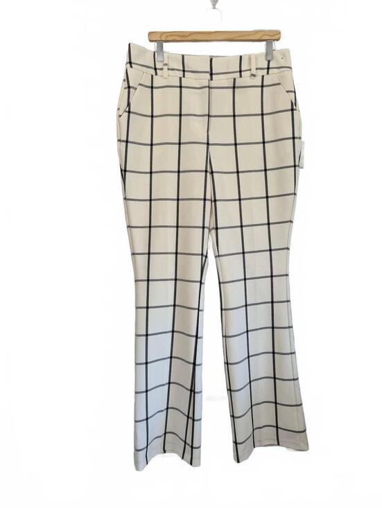 Pants - 7th Avenue Design Studio New York & Company Plaid Dress Pants Size 14